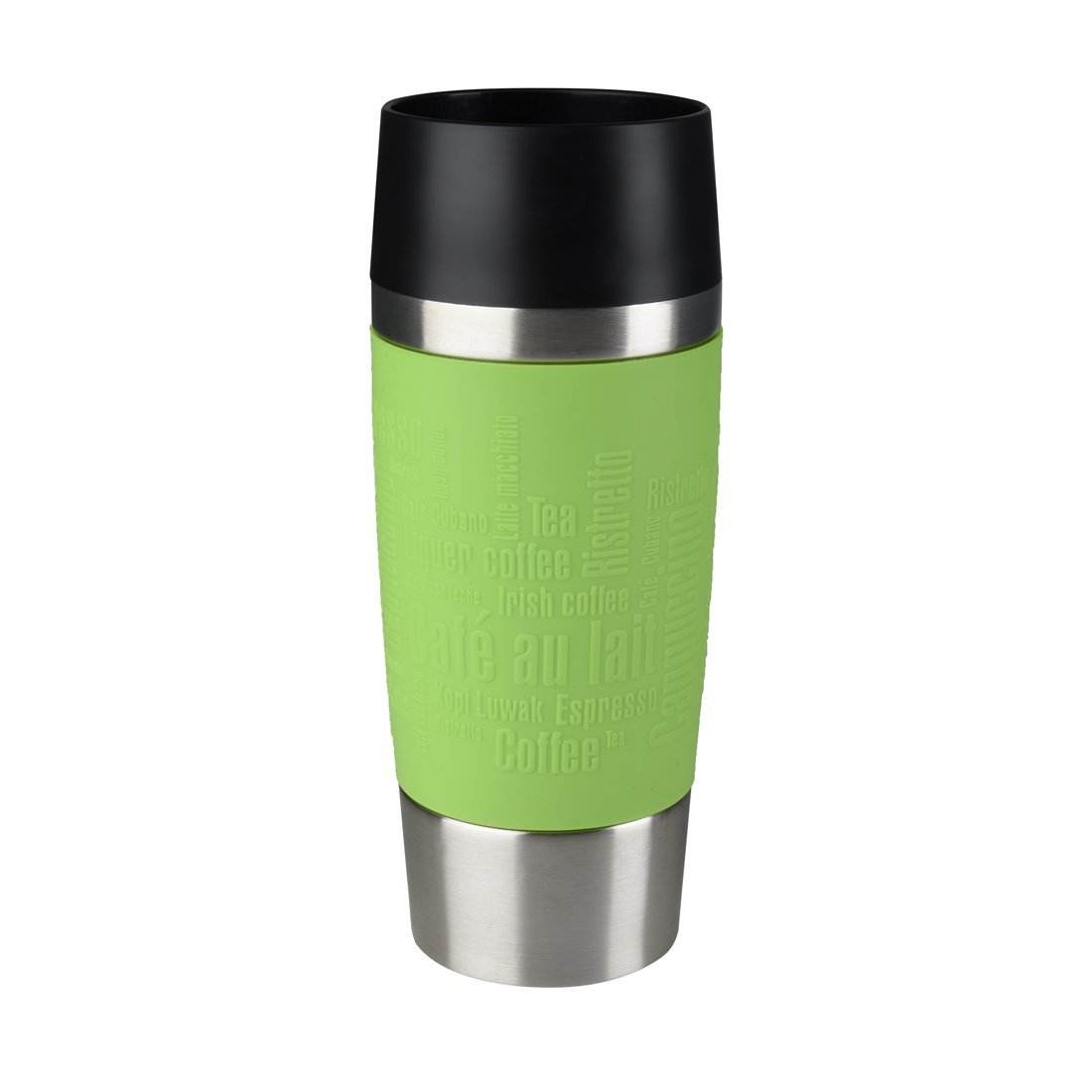 Termohrnek TRAVEL MUG Quick press 360 ml zelený - Emsa