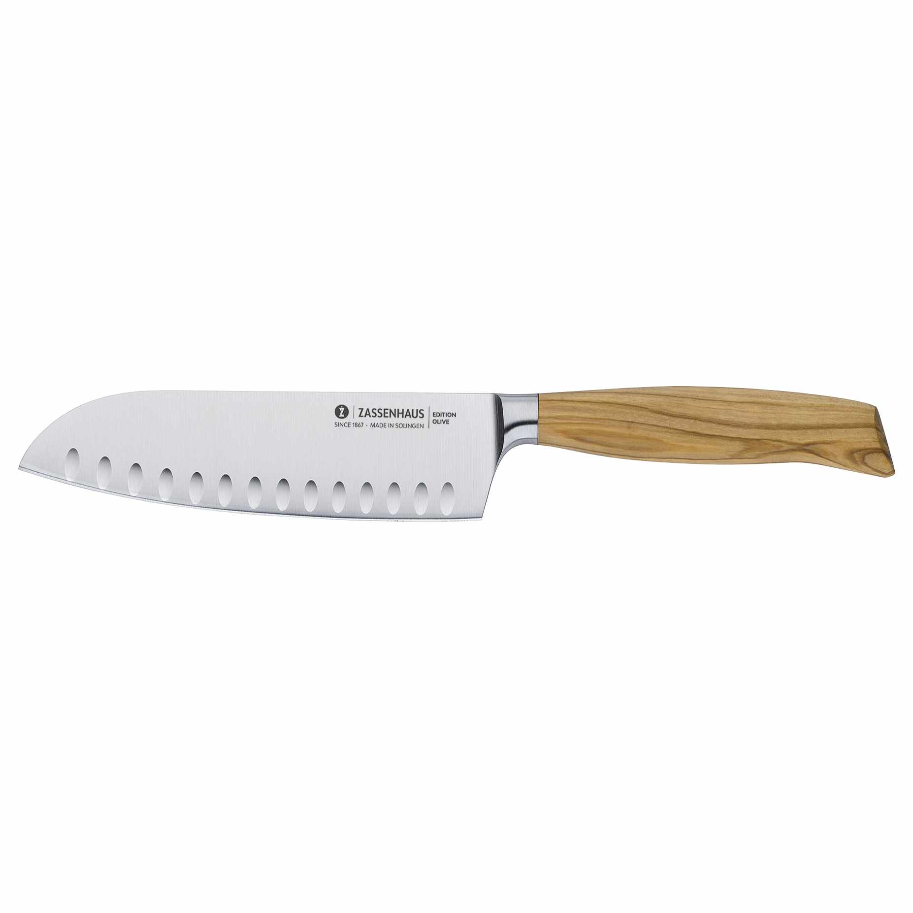 Nůž Santoku EDITION OLIVOVÝ, 20 cm - Zassenhaus