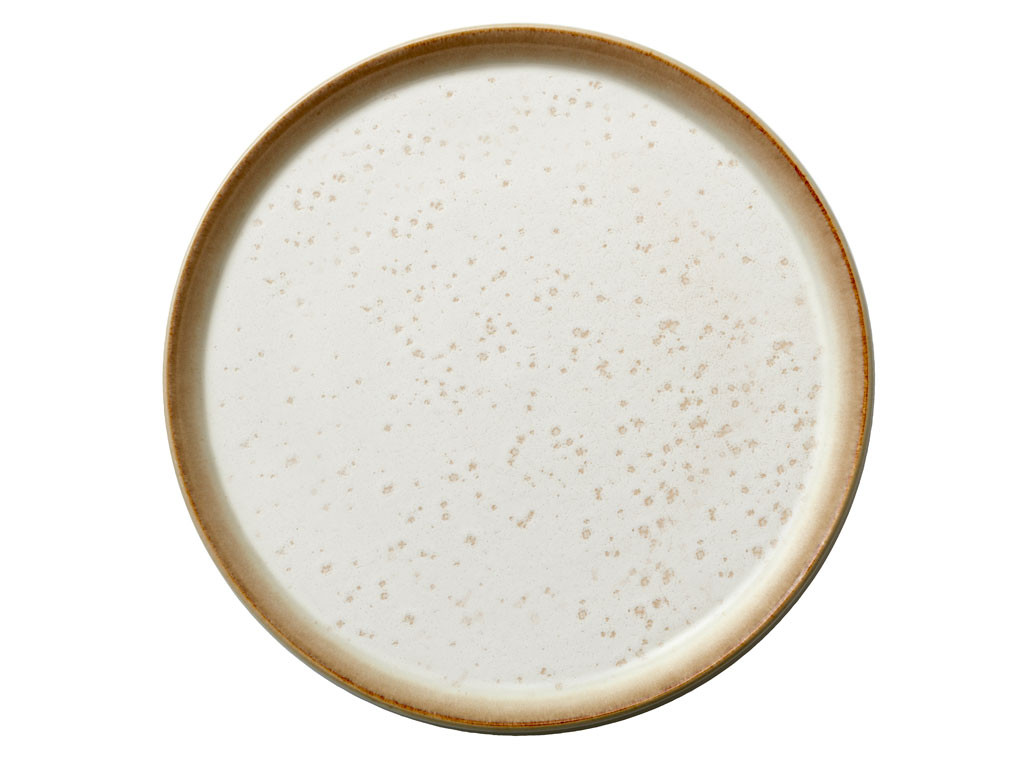 Kameninový dezertní talíř 21 cm Cream/Cream - BITZ