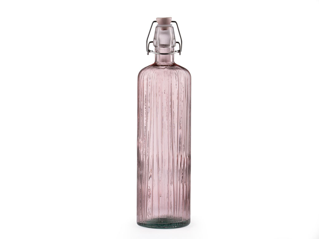 Skleněná láhev na vodu 1,2 l Light pink - BITZ